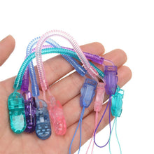 Load image into Gallery viewer, Toddler Pacifier Soother Nipple Clip Chain Holder Strap Baby Chew Toy for Baby Pacifier

