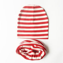 Load image into Gallery viewer, Modern Baby Boys &amp; Girls Hat Scarf Set Beanie Boys Caps with Scarf for Kids In elegant Modern Design
