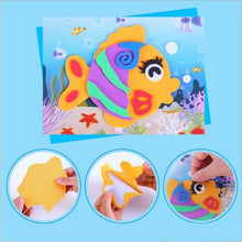 Load image into Gallery viewer, 10 designs/lot  Cartoon 3D EVA Foam Sticker Puzzle Series Kids Multi-patterns Styles Toys for Children Birthday Gift
