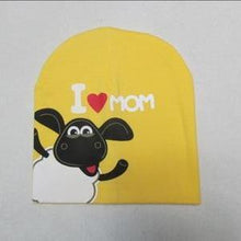 Load image into Gallery viewer, Modern Popular Baby Knitted Warm Cotton Beanie Hat cap For Toddler Baby Kids Cap for Girls &amp;  Boys I love Mama Prints Baby Hat Design
