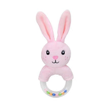 Load image into Gallery viewer, Modern Luxury Baby Rattle Toys Rabbit Plush Baby Cartoon Bed Toys for Newborn Educational Toy Rabbit Bear Hand Bells For Kids and Baby
