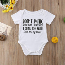 Load image into Gallery viewer, Newborn Infant Baby Boys Girls Funny Letter Cotton Romper Jumpsuit Clothes Outfits For Boys And Girls In Classic Modern Printed  Design
