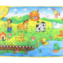 Load image into Gallery viewer, Music Animal Voice Singing Piano Farm Baby Play Gym Mat Baby Game Carpet Baby Toy
