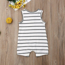 Load image into Gallery viewer, Summer Clothing Newborn Infant Baby Boy/Girl Striped Romper Sleeveless Outfit Jumpsuit Pajamas
