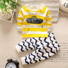 Load image into Gallery viewer, Baby Boy Clothes Cotton Clothing Sets Cartoon Long-sleeved T-shirt Pants Infant Clothes 2pcs Ste For Boys and Girls Kids
