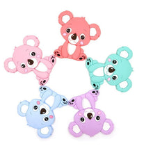Load image into Gallery viewer, 1pc Unique Baby Koala Silicone Teether Teething Chew Toy   Nursing Tool Pendant Food Grade Silicone
