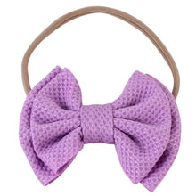 Load image into Gallery viewer, Luxury Modern Baby Headband Newborn Toddler Turban Baby Girls Head Wrap Cute Over Sized Bow Big Knot
