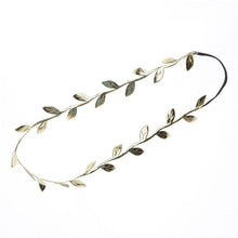 Load image into Gallery viewer, Luxury Modern Gold Silver Leaves Hairbands Summer Hair Accessories Bridal Trendy Jewelry For Mother and  Daughter
