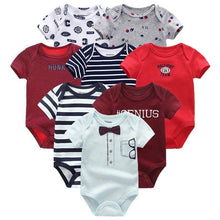 Load image into Gallery viewer, 8PCS Set Modern Baby Rompers Cotton Overalls Newborn Clothes Jumpsuit Sumemr Baby set for Boys and Girls Kids
