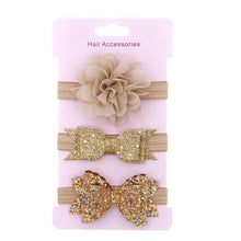 Load image into Gallery viewer, Luxury Modern Baby Headband Crown Flower Bows Hairband Baby Girl Headbands Newborn Hair Accessories Elastic Baby Hair Band
