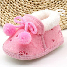 Load image into Gallery viewer, Unisex Winter Sweet Newborn Soft Baby Girls Princess Boots First Walkers Soft Infant Toddler Kids Girl Footwear Shoes
