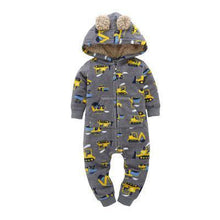 Load image into Gallery viewer, Modern Colorful Interesting Newborn Baby Unisex Warm Clothing Long Sleeved Cotton Romper For Kids
