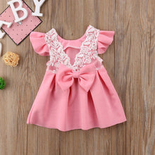 Load image into Gallery viewer, Luxury Modern Elegant Baby Girl Tops Bow Dresses Lace Ball Gown Tutu Party Dress Sundress Baby Girls Princess Clothing Style
