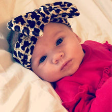 Load image into Gallery viewer, Modern Baby Headband Bow for Girl Leopard Headbands for Newborn Toddler Turban Baby Hair Accessories Design
