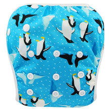 Load image into Gallery viewer, Baby Swimming  Waterproof Adjustable Reusable Washable Cloth Pool Pant Diaper Cover
