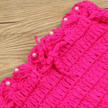Load image into Gallery viewer, Baby Hat Mermaid Newborn Photography Props Girls Crochet Knitted Cap Hand-woven In Modern New Princess Design
