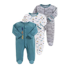 Load image into Gallery viewer, 3pcs Set Baby Romper Newborn Sleep suit Flower Baby Rompers Infant Baby Clothes Long Sleeve Newborn Jumpsuits Pajamas for Kids
