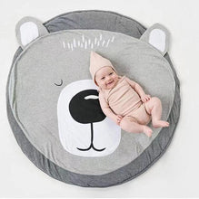 Load image into Gallery viewer, Luxury Mdoern Cartoon Animals Baby Play Mat Foldable Kids Crawling Pad Round Carpet Rug Toys Cotton Children Room Decor Photo Props Carpet For Kids
