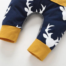 Load image into Gallery viewer, Baby Boy Rompers Long Sleeve Deer Head Infant Newborn Jumpsuit Outfits For Girls and Boys Pajamas
