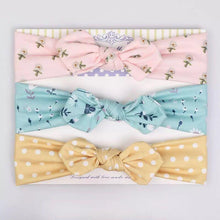 Load image into Gallery viewer, Modern  Handamde Luxury Set Baby Girl Headband Bow For Newborn Babies Hair Band Elastic Accessories Cotton Headwear For Girls
