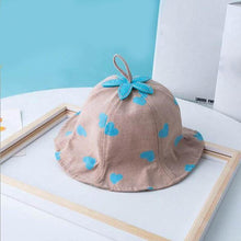 Load image into Gallery viewer, Baby Girl Summer Outdoor Beach Floral  Lovely Lace Princess  Bucket Sun Hat For Girls
