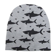 Load image into Gallery viewer, New Cotton Baby Cartoon Print Newborn Hat Elastic Toddler Infant Cap For Girls and Boys Kids
