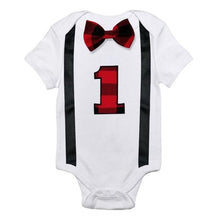 Load image into Gallery viewer, Baby Clothing Bow Body Rompers Clothing Newborn Baby Clothes Jumpsuit for Baby Boys and Girls  For Birthday Party
