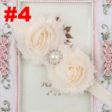 Load image into Gallery viewer, Handmade Flower Newborn Headwear Head Wrap Band Hairband Gift Toddlers For Baby Girls
