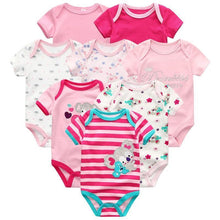 Load image into Gallery viewer, 8PCS Set Modern Baby Rompers Cotton Overalls Newborn Clothes Jumpsuit Sumemr Baby set for Boys and Girls Kids
