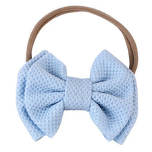 Load image into Gallery viewer, Luxury Modern Baby Headband Newborn Toddler Turban Baby Girls Head Wrap Cute Over Sized Bow Big Knot
