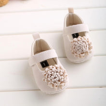Load image into Gallery viewer, Candy Colors Newborn Baby Prewalker Princess Girl Crib Big Flower Soft Bottom Anti-slip Shoes Footwear  Shoes
