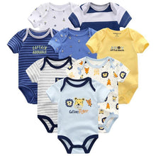 Load image into Gallery viewer, 8PCS Set Modern Baby Rompers Cotton Overalls Newborn Clothes Jumpsuit Sumemr Baby set for Boys and Girls Kids
