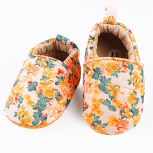 Load image into Gallery viewer, Newborns Soft Baby First Walkers Infant Toddler Shoes Cute Flower Soles Durable Crib Shoes Kids Footwear
