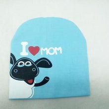 Load image into Gallery viewer, Modern Popular Baby Knitted Warm Cotton Beanie Hat cap For Toddler Baby Kids Cap for Girls &amp;  Boys I love Mama Prints Baby Hat Design
