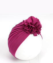 Load image into Gallery viewer, New Fashion Elegant Flower Baby Hat Newborn Elastic Baby Turban Hats for Girls In Modern Design
