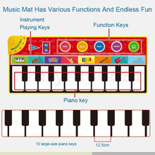 Load image into Gallery viewer, Children Musical Toys Crawling Piano Carpet Educational Toy Kids Baby Touch Play Game Mats Gift For Kids
