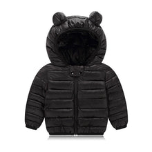 Load image into Gallery viewer, Winter Padded Jacket For Baby Boys Girls  Kids Warm Outerwear Coat For Baby Jacket Newborn Clothes With Bear Ears Design
