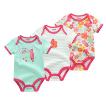 Load image into Gallery viewer, 3PCS/Set Modern Fashion Baby Clothes Bodysuits Baby Clothes Unicorn Clothing Unisex 0-12M Baby Bodysuits Romper and Jumpsuit Set For Kids and Baby
