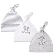 Load image into Gallery viewer, Printed Baby Hats &amp; Caps For Newborn Baby Accessories In Elegant Modern Design Set Of 3PCS For Baby Kids

