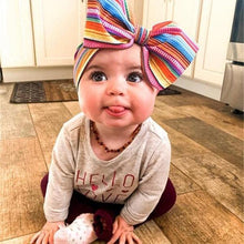 Load image into Gallery viewer, Infant Nylon Print Fabric Headband Baby Girl Headbands for Girls  Bows Baby Turban Headwrap Newborn Hairband For Girls
