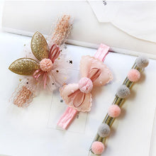 Load image into Gallery viewer, Luxury Modern Baby Headband Crown Flower Bows Hairband Baby Girl Headbands Newborn Hair Accessories Elastic Baby Hair Band
