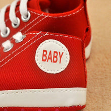 Load image into Gallery viewer, Classic Canvas Newborn Baby Boys Girls First Walkers Toddler Soft Sole Anti-slip Sneakers
