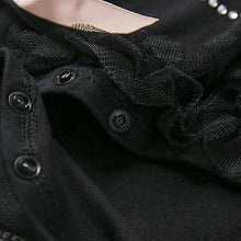 Load image into Gallery viewer, My Little Black Dress Romper for Infant Sleeper Pajamas Jumpsuit for Babies Girls In New Trend Design
