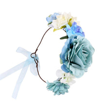 Load image into Gallery viewer, Luxury Handamde Mommy and Baby  Flower Headband Large Flower Crown Mother Kids Flowers  Headwear For Celebration
