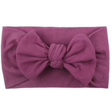 Load image into Gallery viewer, Cute Baby Girl Headbands Knitted Newborn Baby Bows Haiband Turban Head Warm head band
