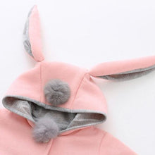 Load image into Gallery viewer, Luxury High Quality Baby Girls Coat Winter Spring Baby Girls Princess Coat Jacket Rabbit Ear Hoodie Casual Outerwear for Baby girl
