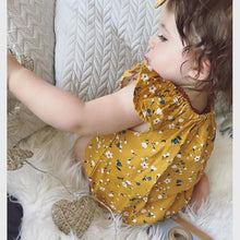 Load image into Gallery viewer, Newborn Infant Baby Girl Clothes Sleeveless Floral Bodysuit Headband 2PCS Jumpsuit Playsuit Outfit Dress For Girls
