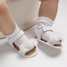 Load image into Gallery viewer, Princess Cute Baby Girls Newborn Infant Floral Sandals Soft Crib Walkers Breathable Shoes Best Baby Gift
