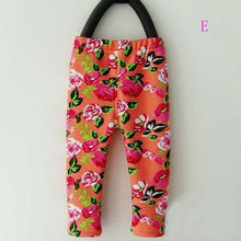 Load image into Gallery viewer, New Luxury Autmn Print Design For 0-2 Years Kids Winter Baby Girls Leggings Floral Print Casual Thick Pants for Kids clothing Cotton Warm Children's Trousers
