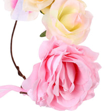 Load image into Gallery viewer, Luxury Handamde Mommy and Baby  Flower Headband Large Flower Crown Mother Kids Flowers  Headwear For Celebration
